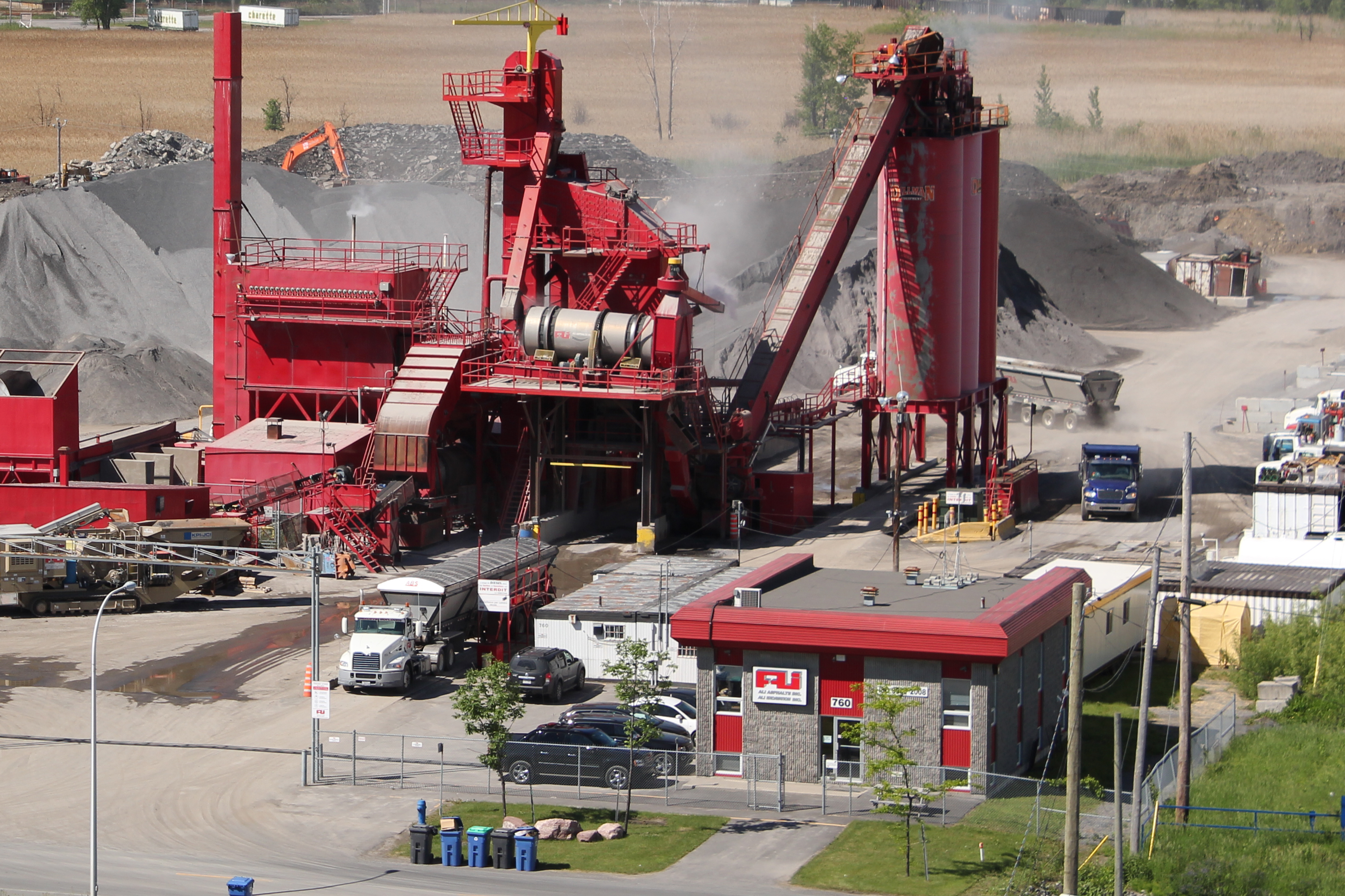 Ali Excavation obtient le feu vert pour recycler le béton et l’asphalte