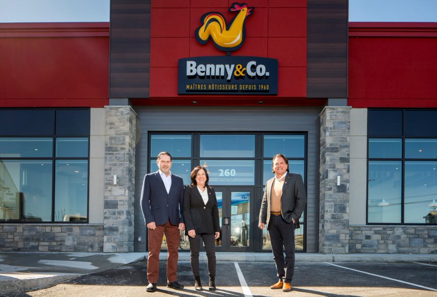 VIDÉO – La chaîne Benny&Co. ouvre un 65e restaurant à Salaberry-de-Valleyfield
