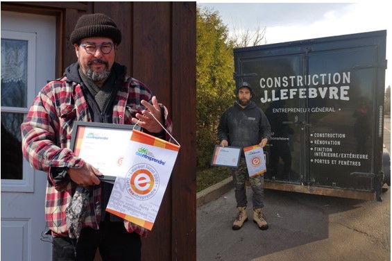 Deux entrepreneurs du Haut-Saint-Laurent au Défi OSEntreprendre