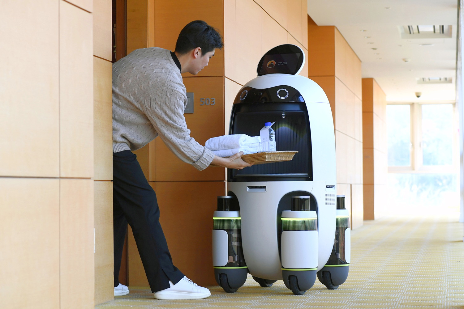 Hyundai met à l’essai des robots-livreurs qui ressemblent à R2D2 en Corée du Sud