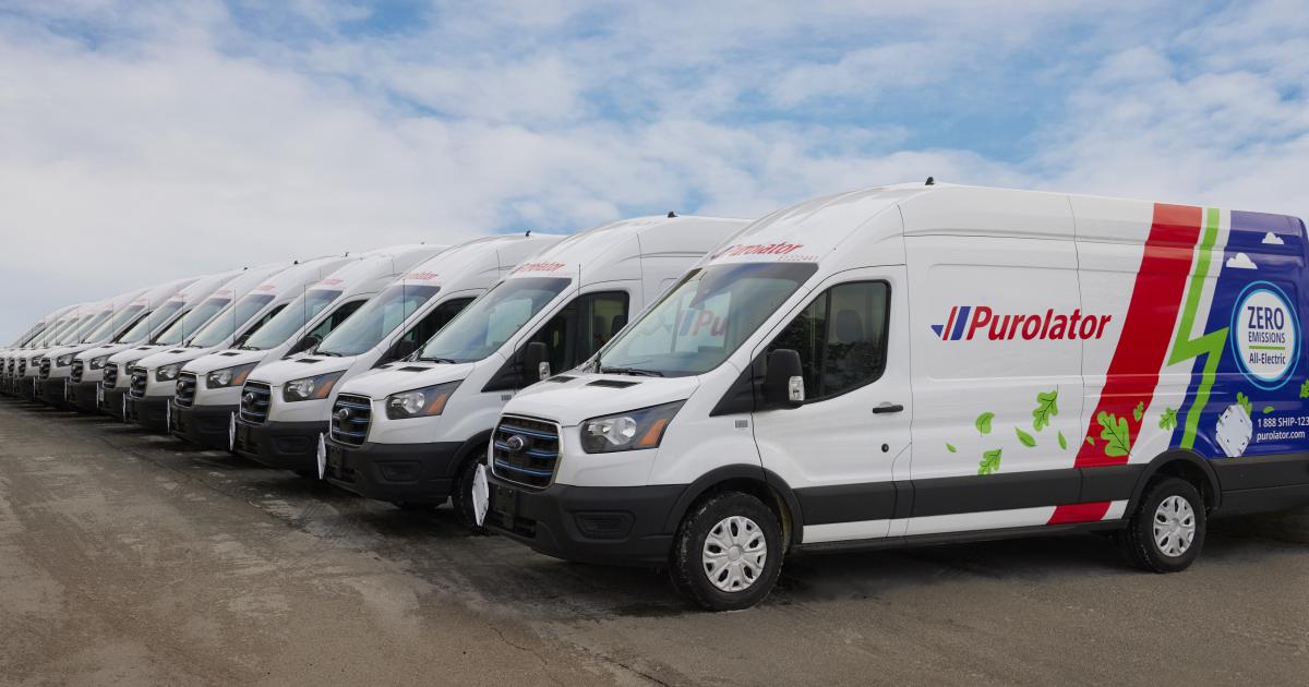 Purolator va investir un milliard de dollars pour électrifier son réseau de transport canadien
