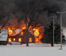 Incendie ravageur d&rsquo;une maison en rénovation