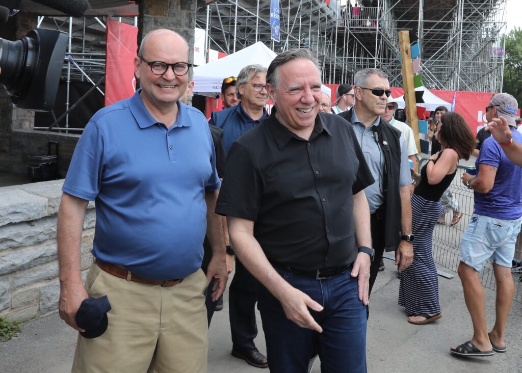 Claude Reid François Legault régates