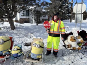 André Sauvé a été nommé le meilleur brigadier scolaire au Canada