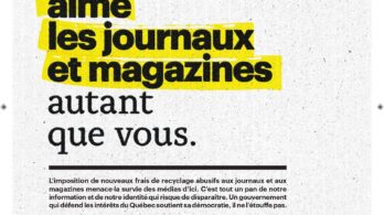 Journaux et magazines imprimés : le gouvernement du Québec doit annuler les tarifs abusifs