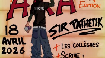 Sir Pathétik sur la scène du Festival AKA