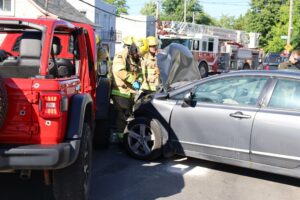 Collision rue Champlain