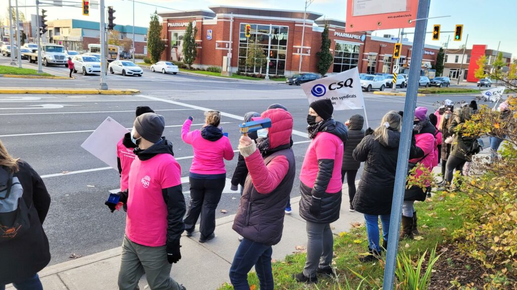 Rumeur persistante d’une grève du Front commun le 6 novembre