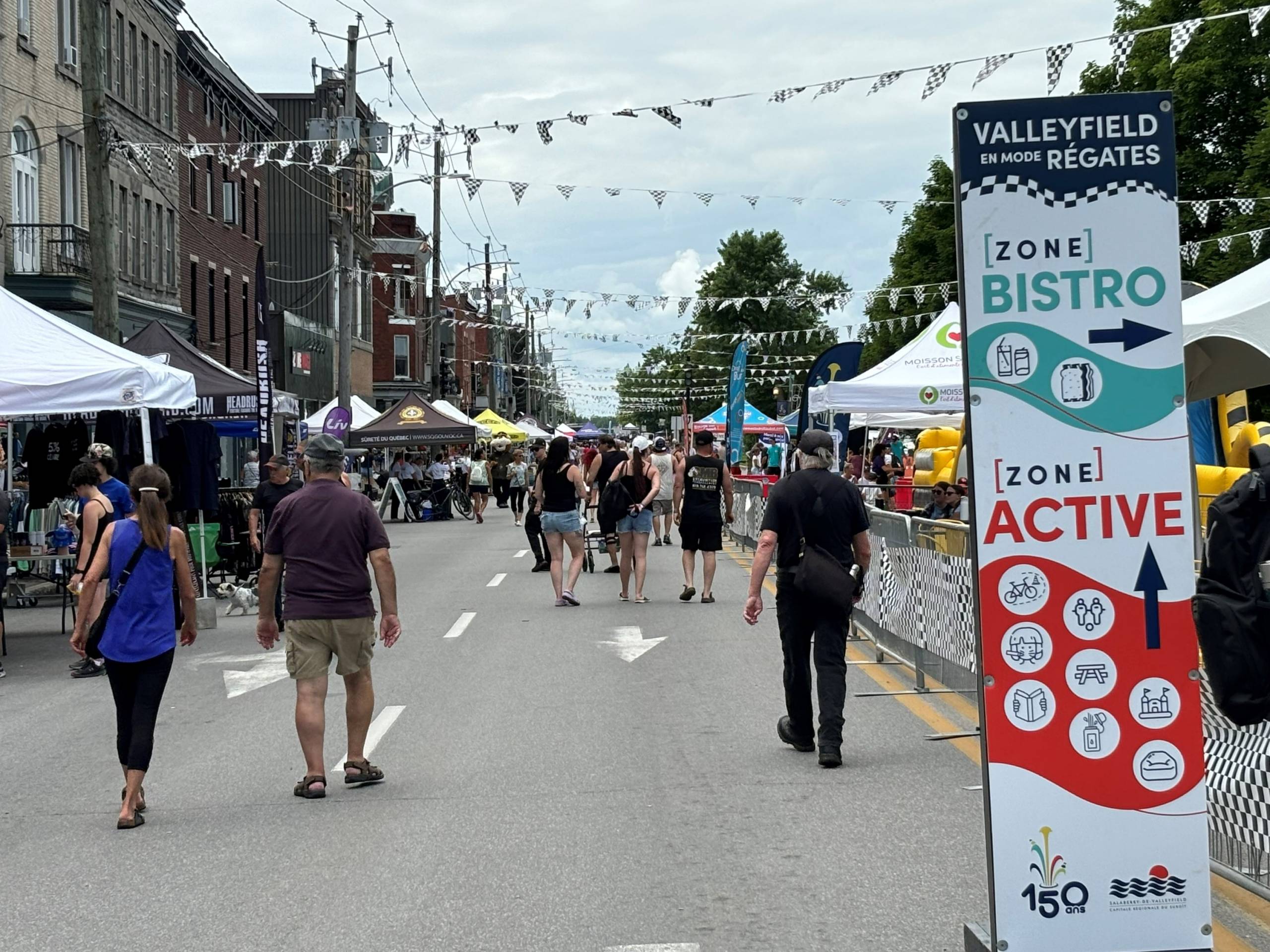 Un week-end achalandé au centre-ville