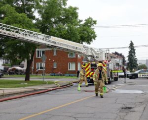 Incendie à Valleyfield : trois logements affectés
