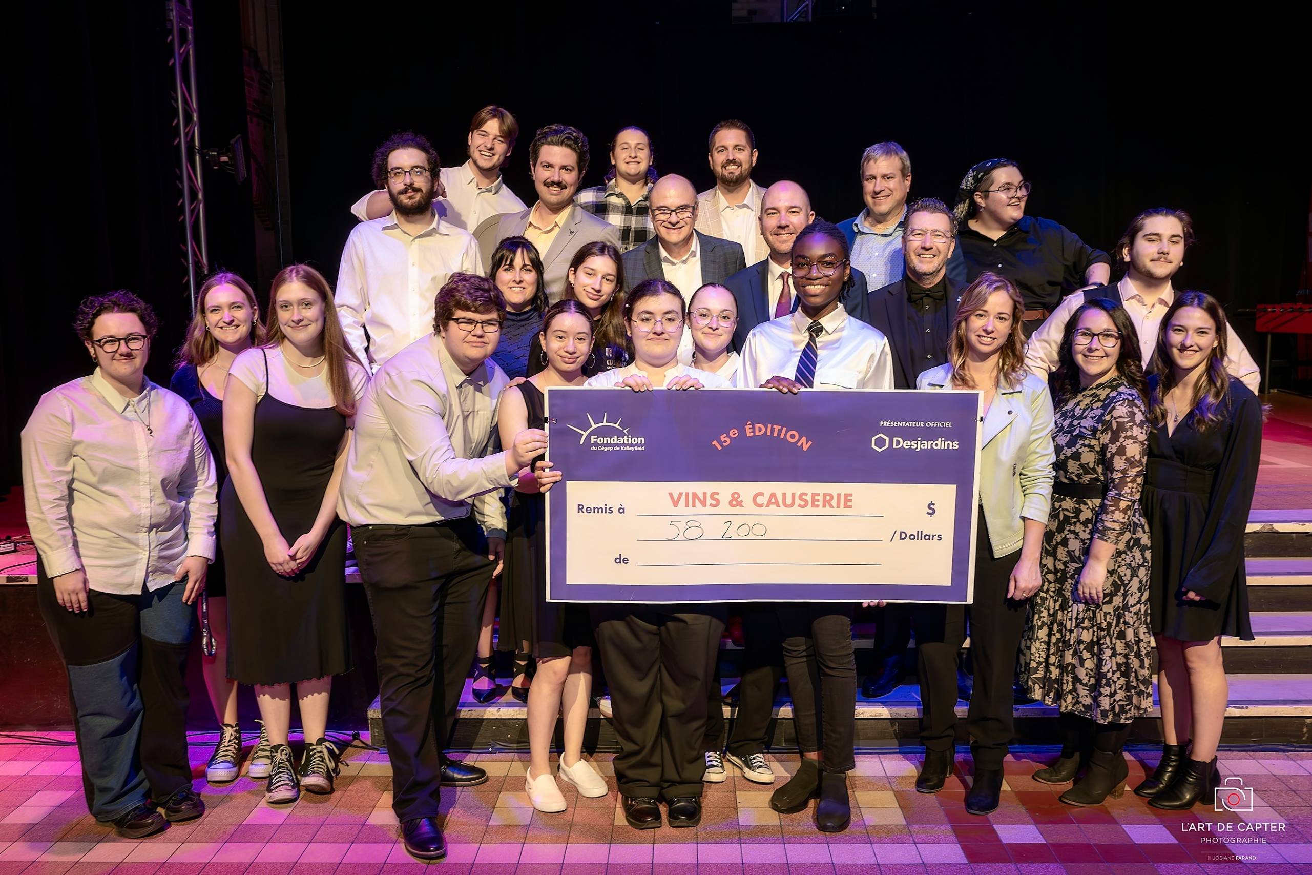 Vins et Causerie : plus de 58 000 $ au profit de la Fondation du Cégep