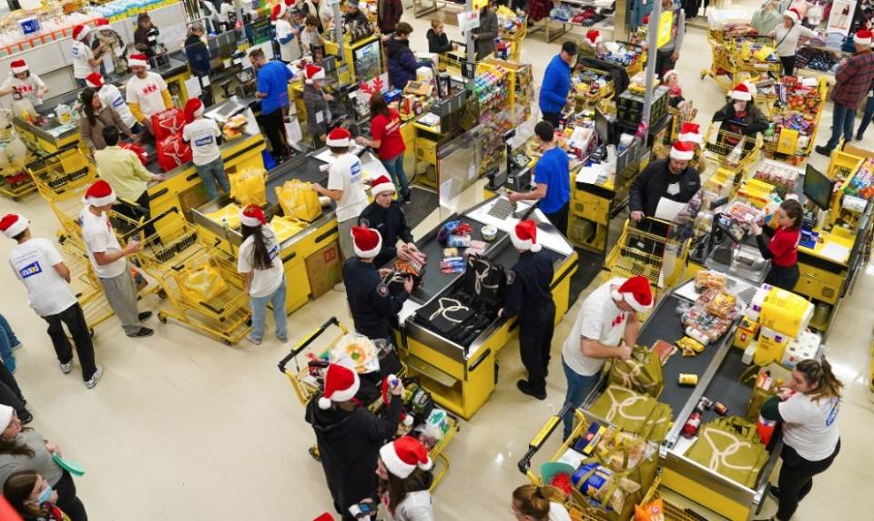 Une occasion de faire l’épicerie d’une famille dans le besoin