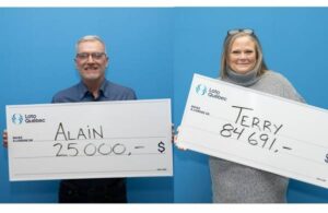 Deux nouveaux chanceux dans la région