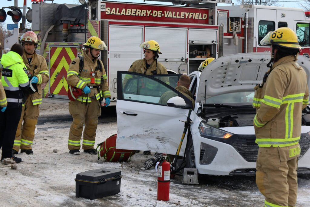Collision à l’intersection Loy et Alexandre