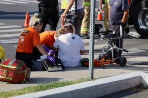 Collision impliquant un triporteur