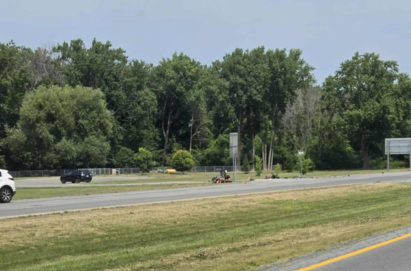 Un octogénaire fauché à bord de son quadriporteur