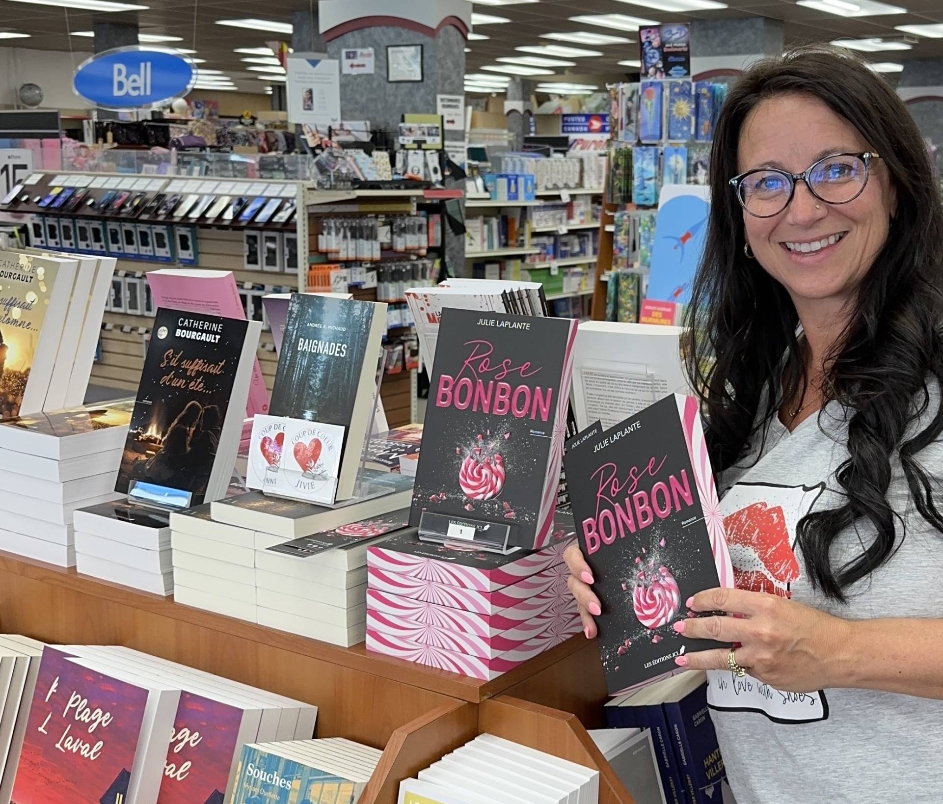 Rose Bonbon : un nouveau roman épicé pour Julie Laplante