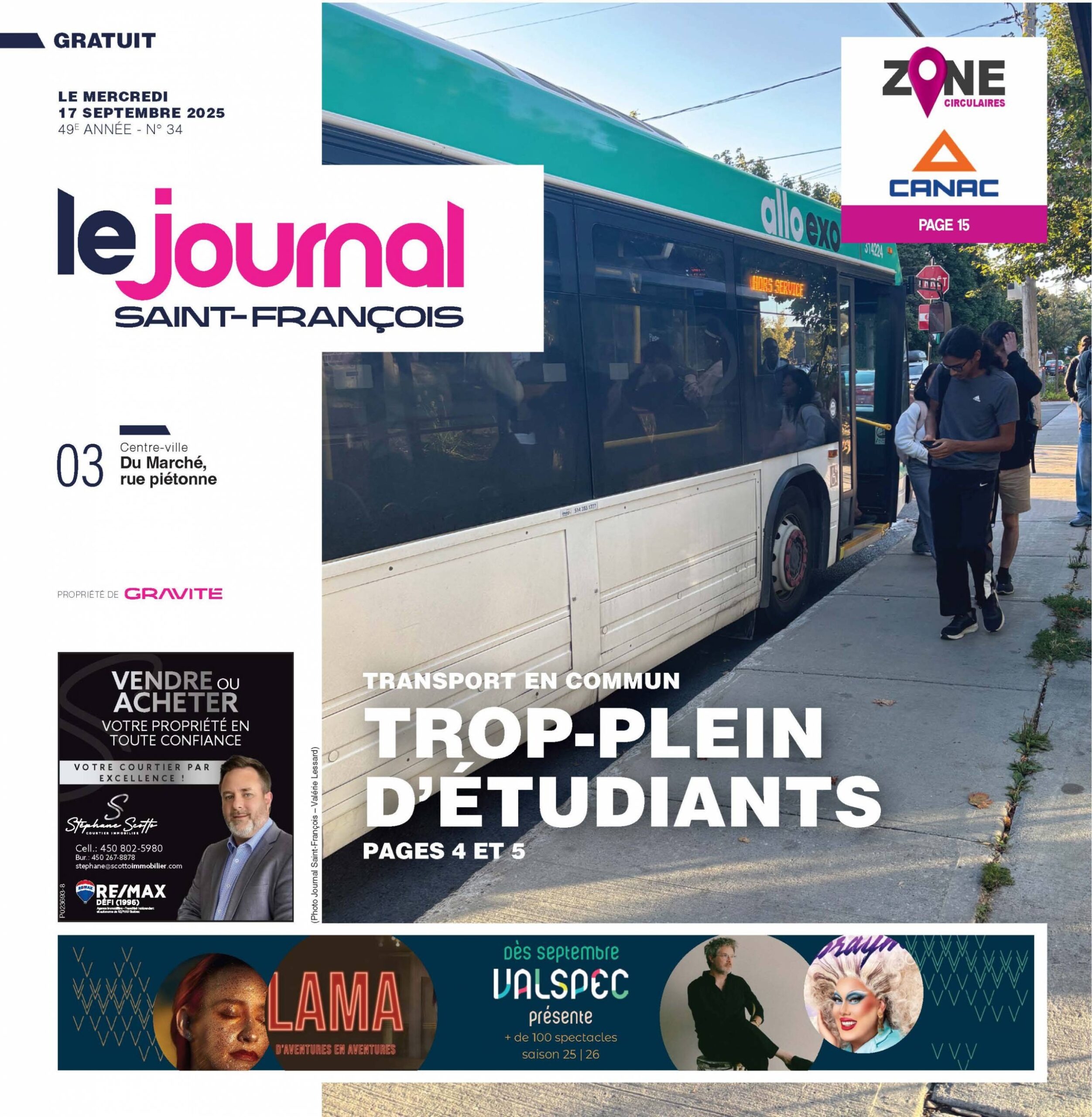 Journal Le Saint-François – 17 septembre 2025