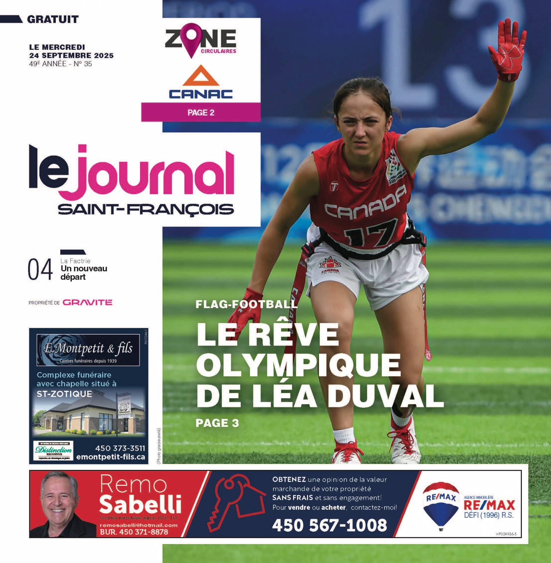 Journal Le Saint-François – 24 septembre 2025