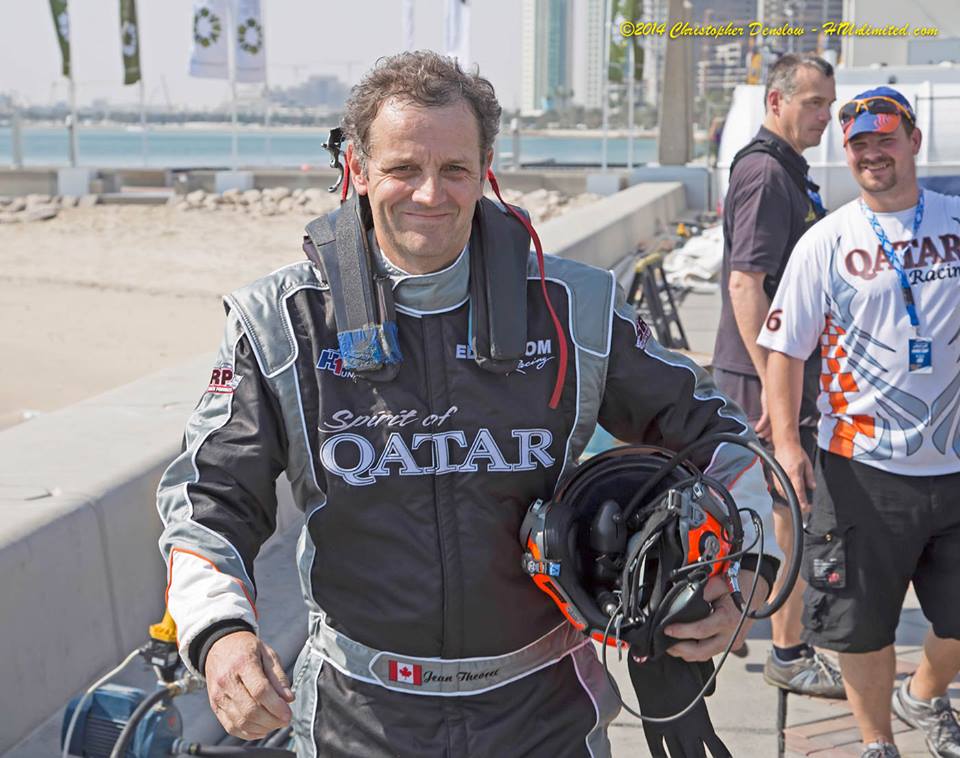 Jean Théorêt à l’entraînement