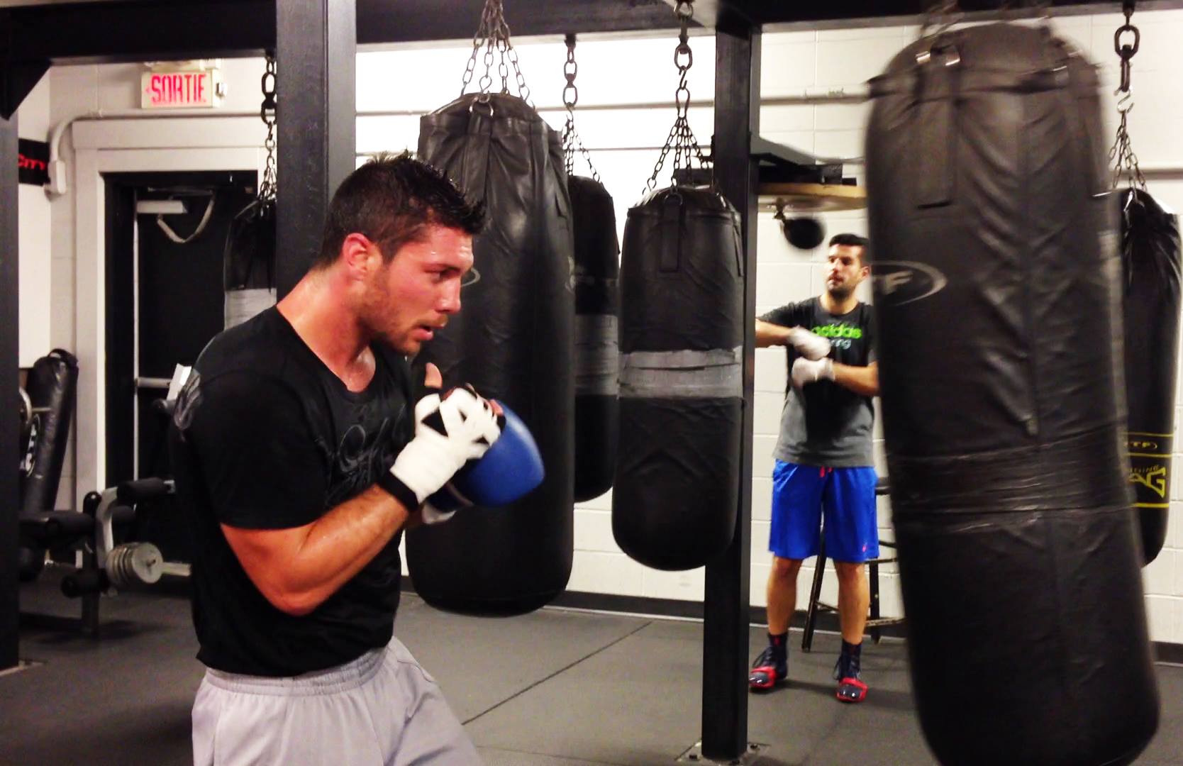 Francis Lafrenière dans l’arène en juin