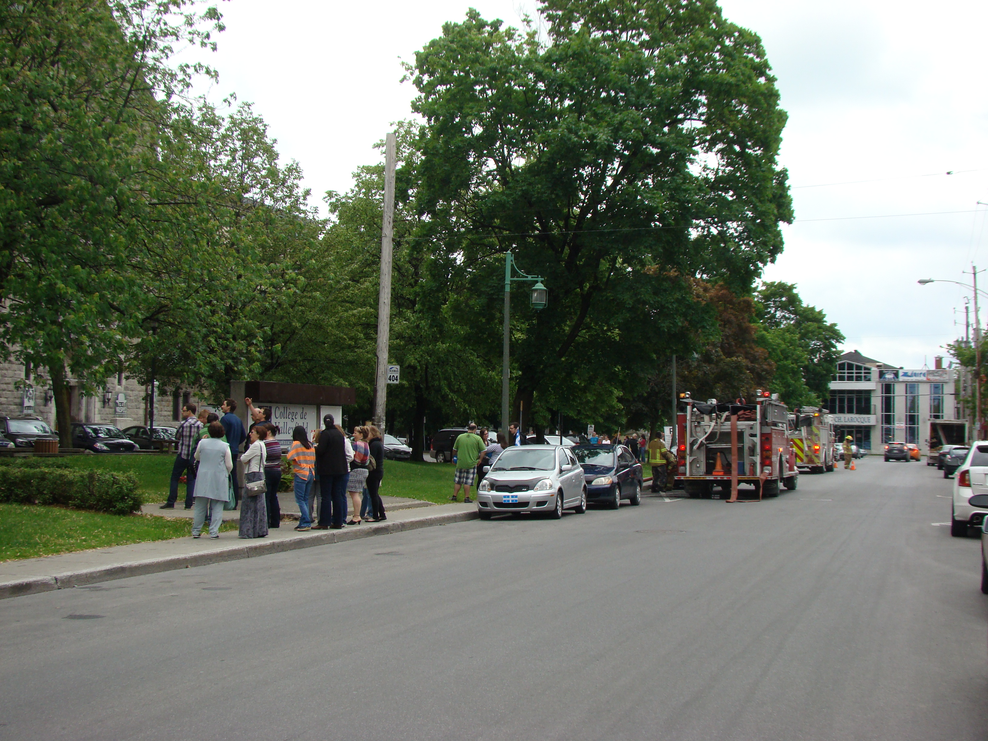 Évacuation terminée au Collège
