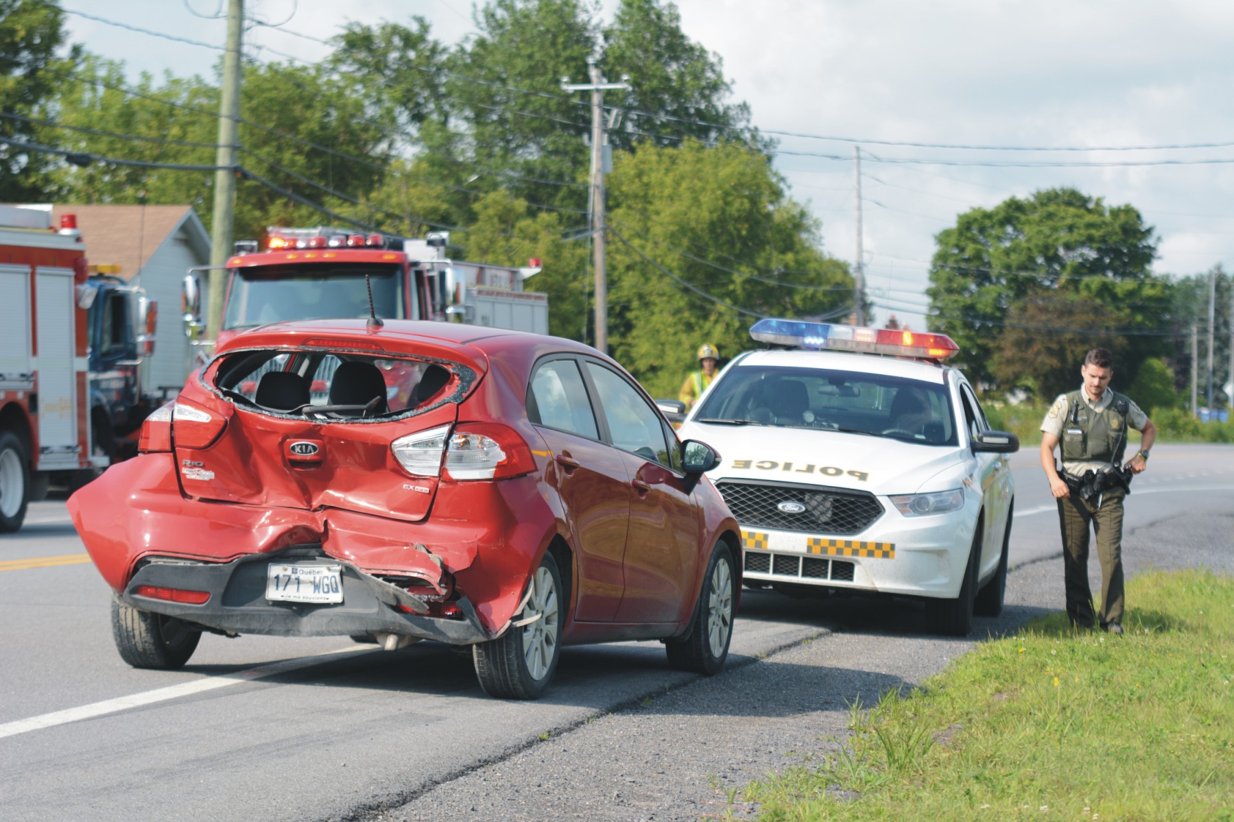 Collision à Sainte-Barbe