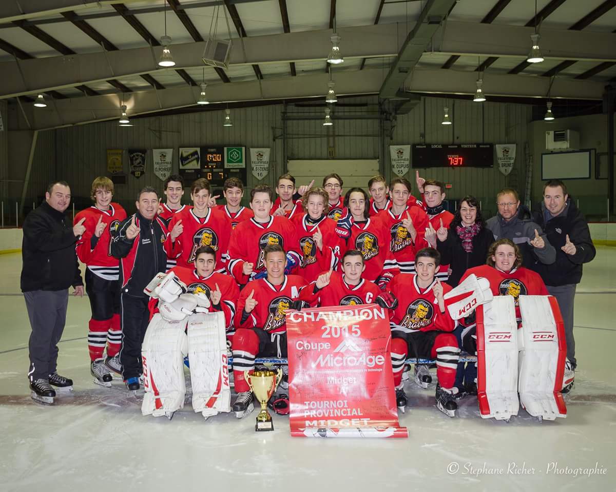 Les grands honneurs aux Braves midget A