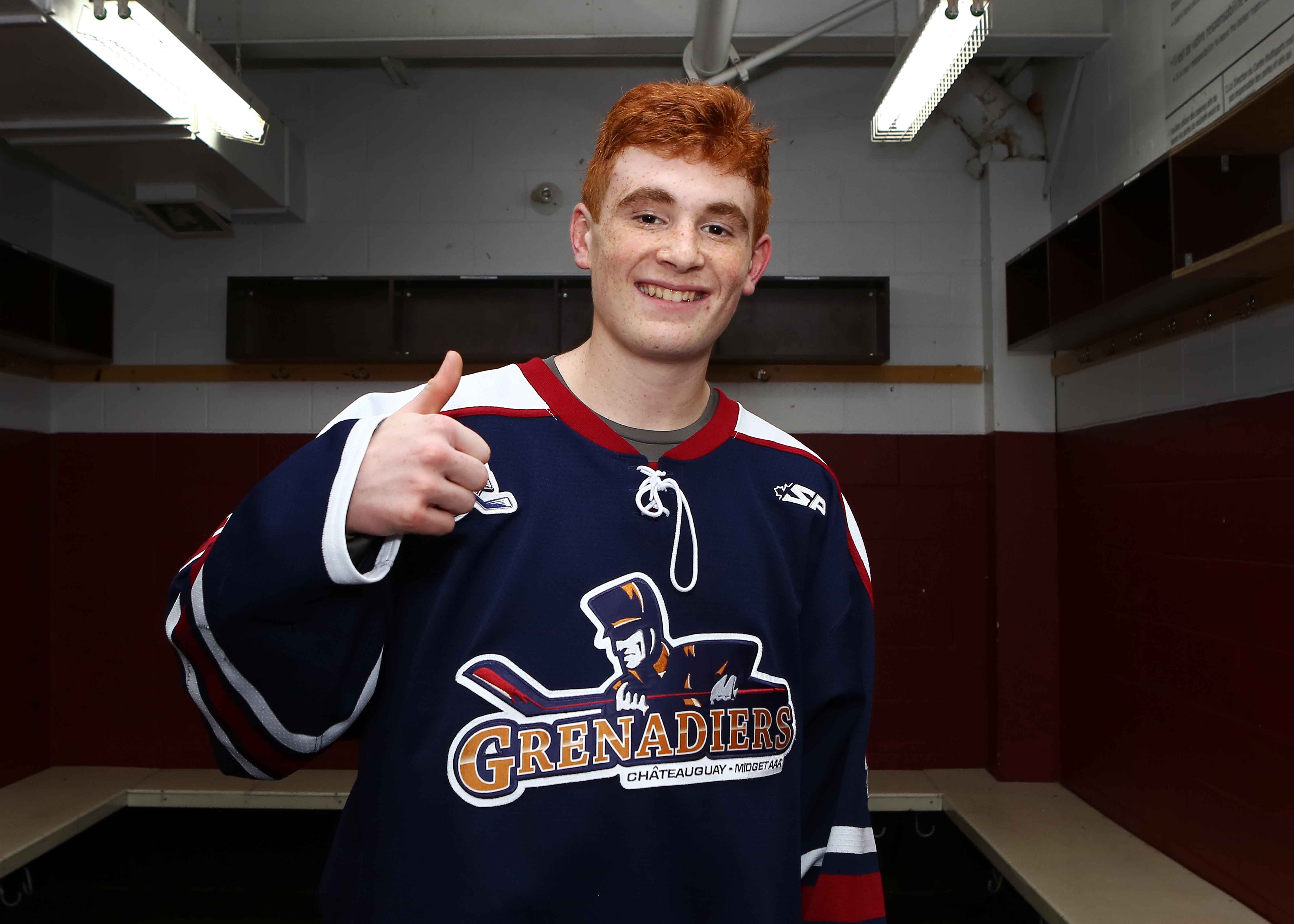 Image illustrant l'article: Jérémie Poirier marque l'histoire chez les Grenadiers