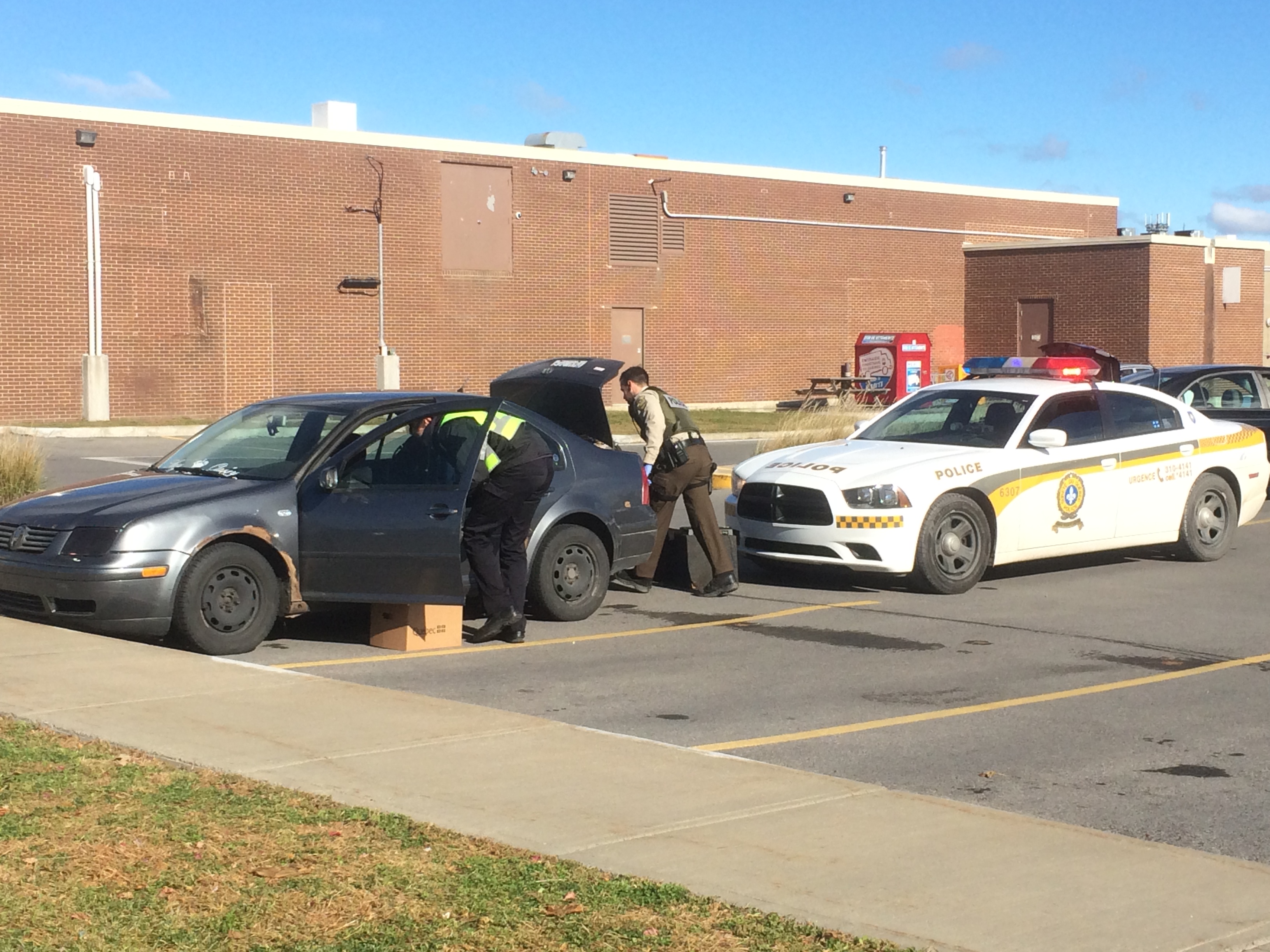 Saisie de stupéfiants dans un stationnement d’épicerie