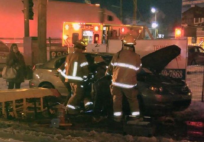 Spectaculaire collision sur le boul Mgr-Langlois