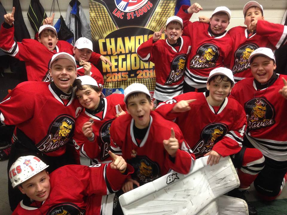 Image illustrant l'article: Les Braves pee-wee B champions régionaux