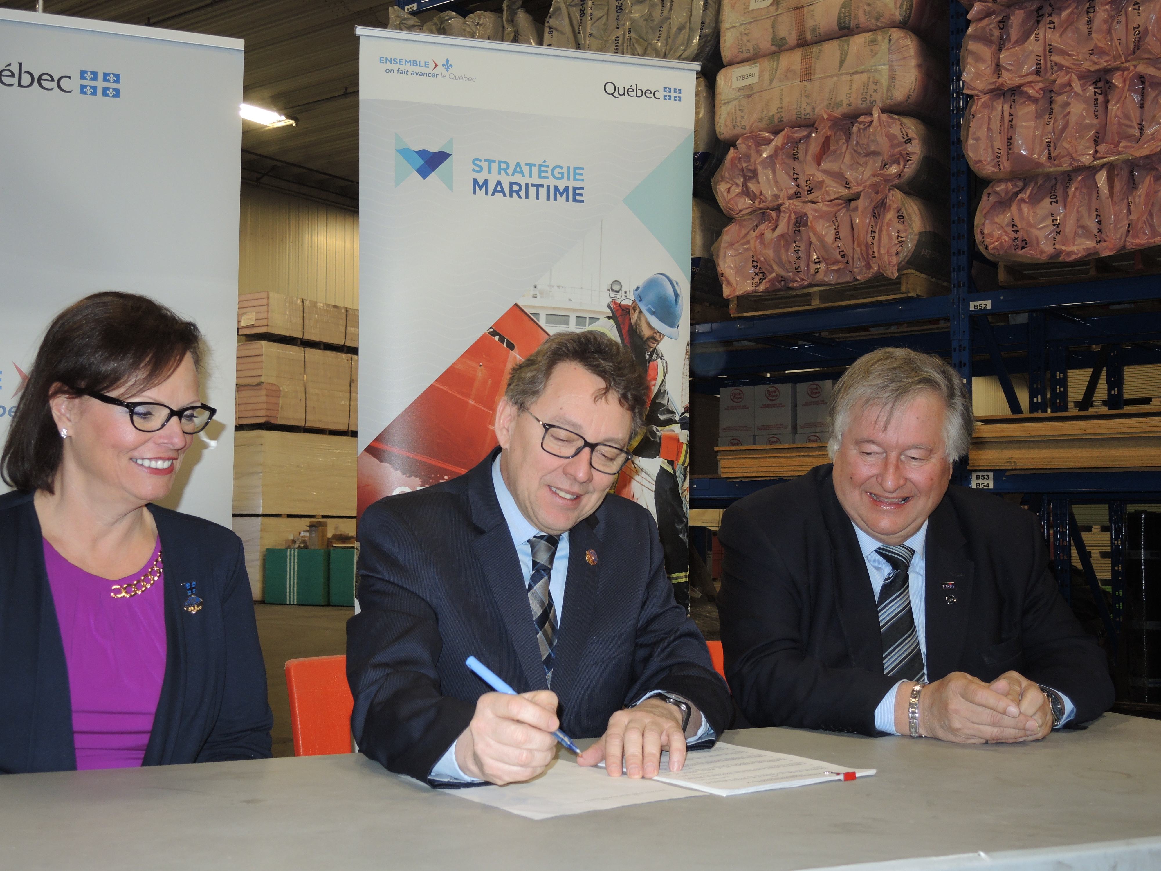 125 000 $ pour mettre en place la zone industrialo-portuaire