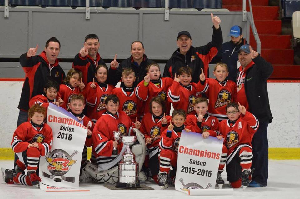 Saison presque parfaite pour les Braves novice A