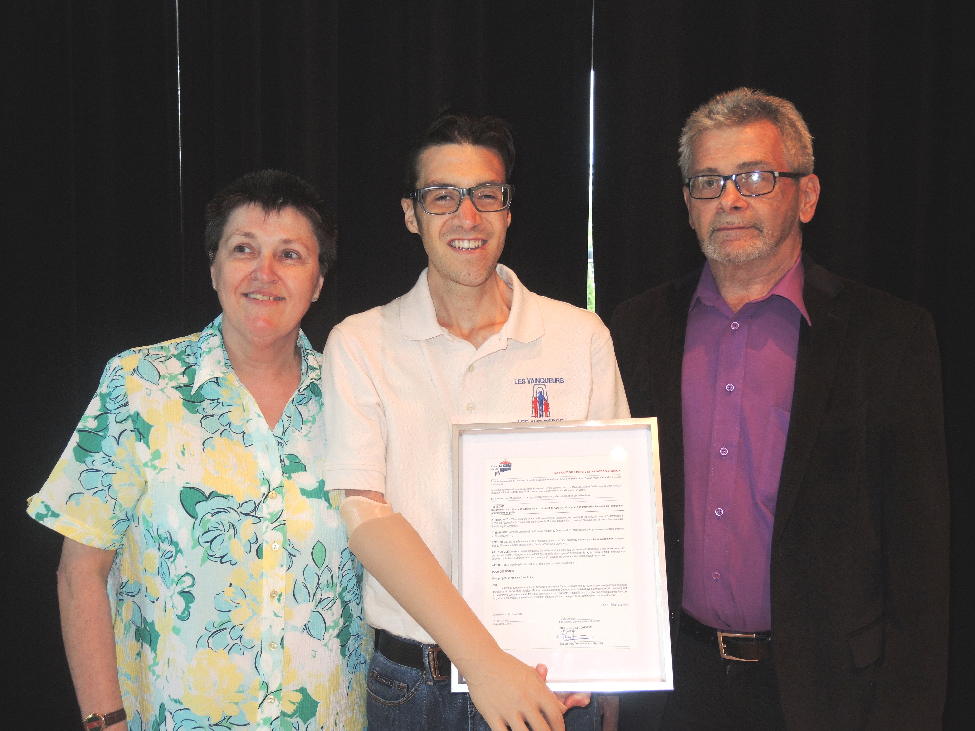 Un Coteaulacois impliqué au sein des Amputés de guerre