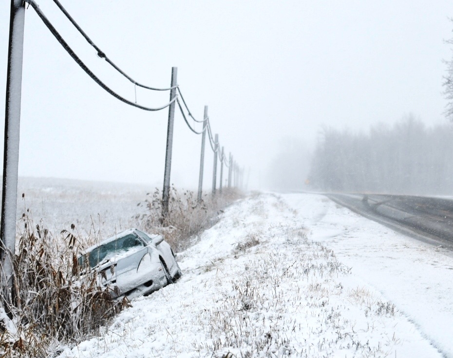 Autre dérapage sur la route 201 à Saint-Clet