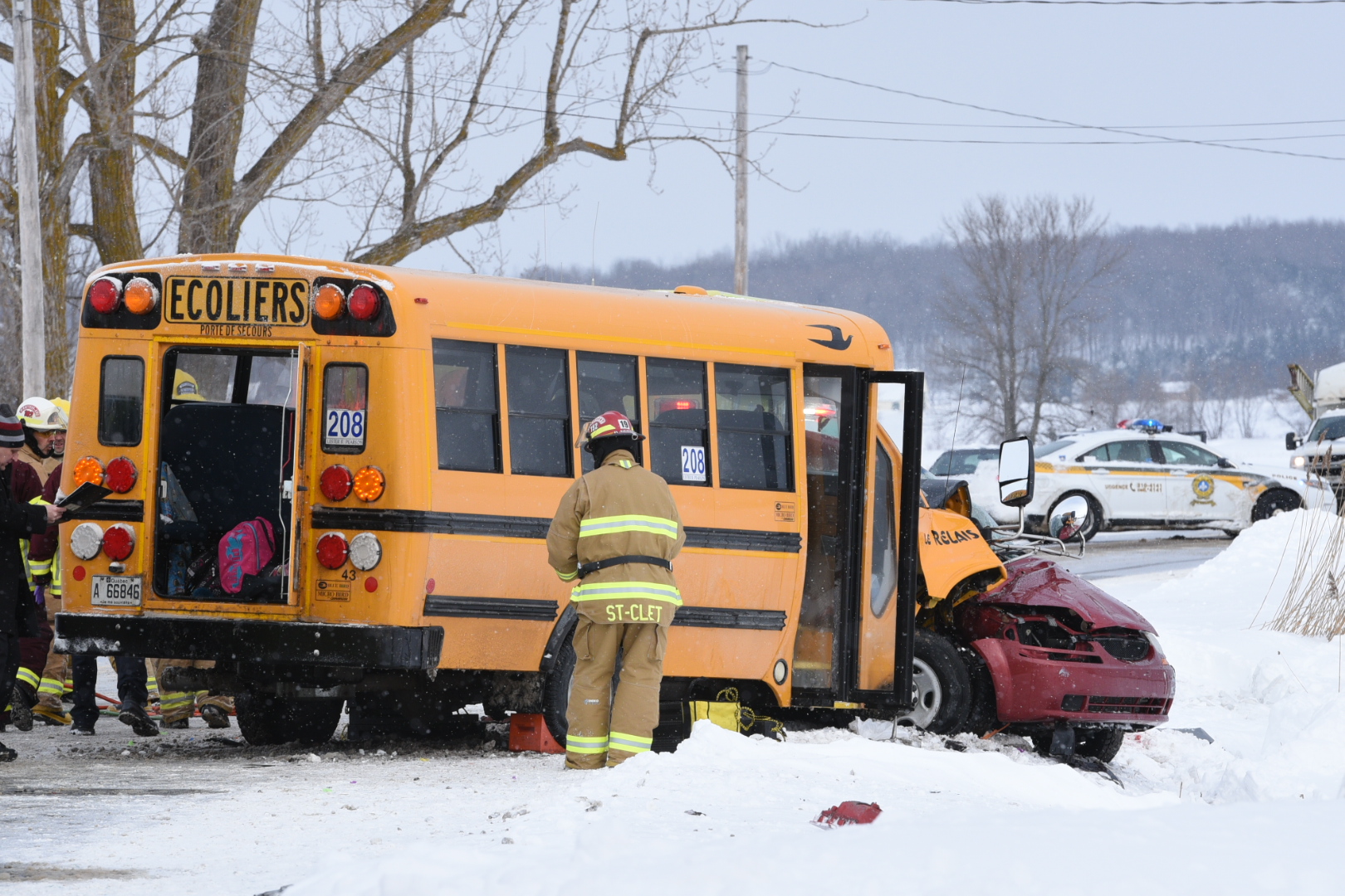 Collision mortelle impliquant un autobus scolaire