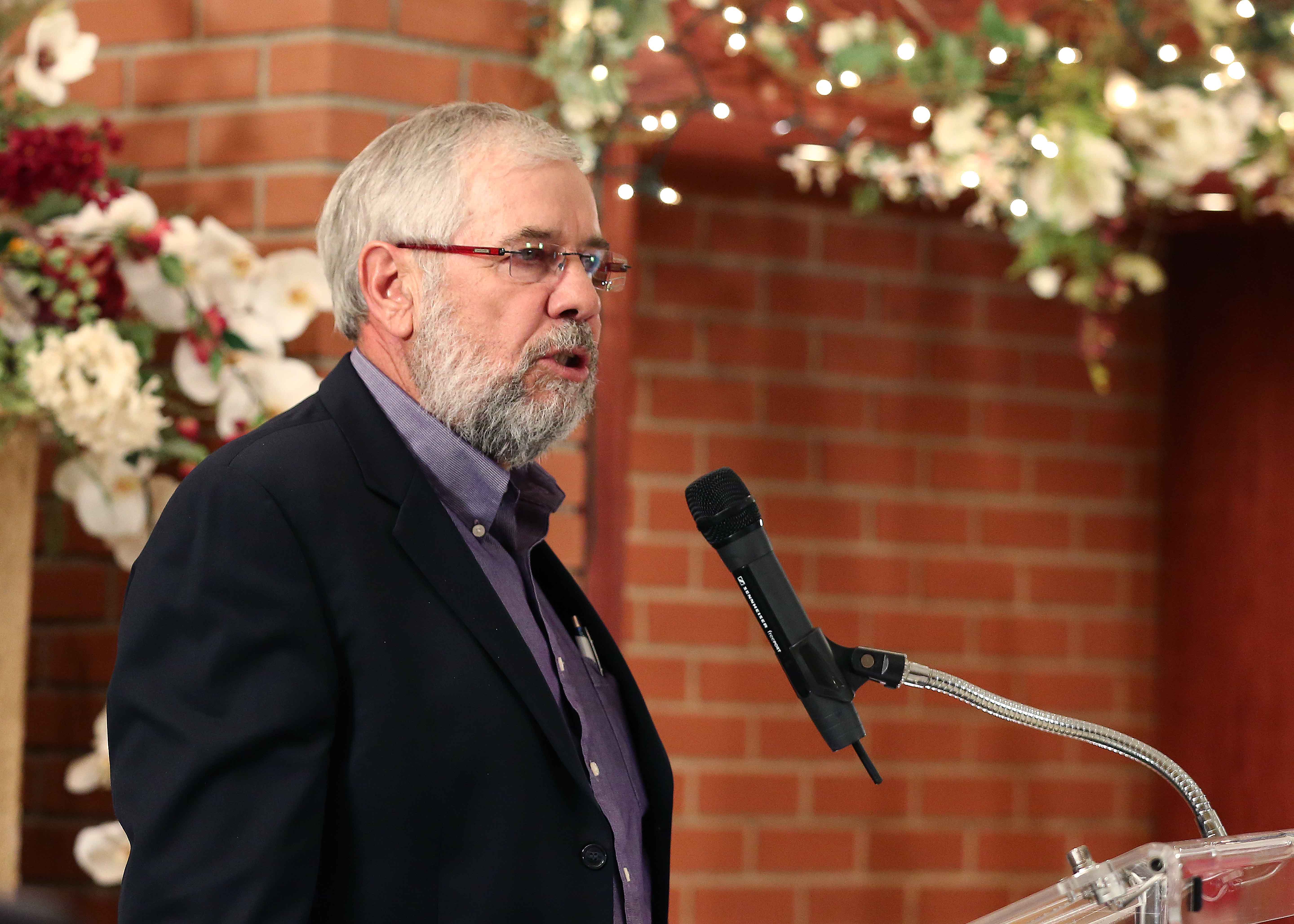 Conservative Candidate Albert De Martin Speaks About Election