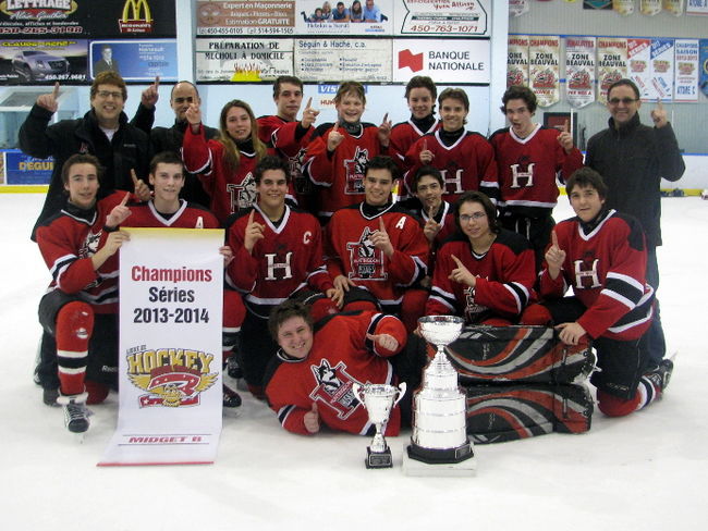 Domination des Huskies de Huntingdon midget B