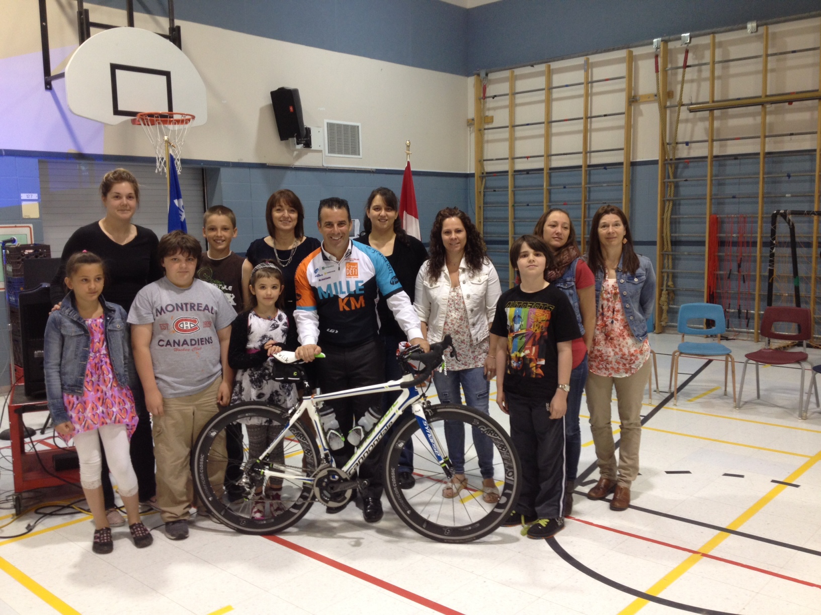 Stéphane Billette pédalera pour l’école Saint-Romain d’Hemmingford