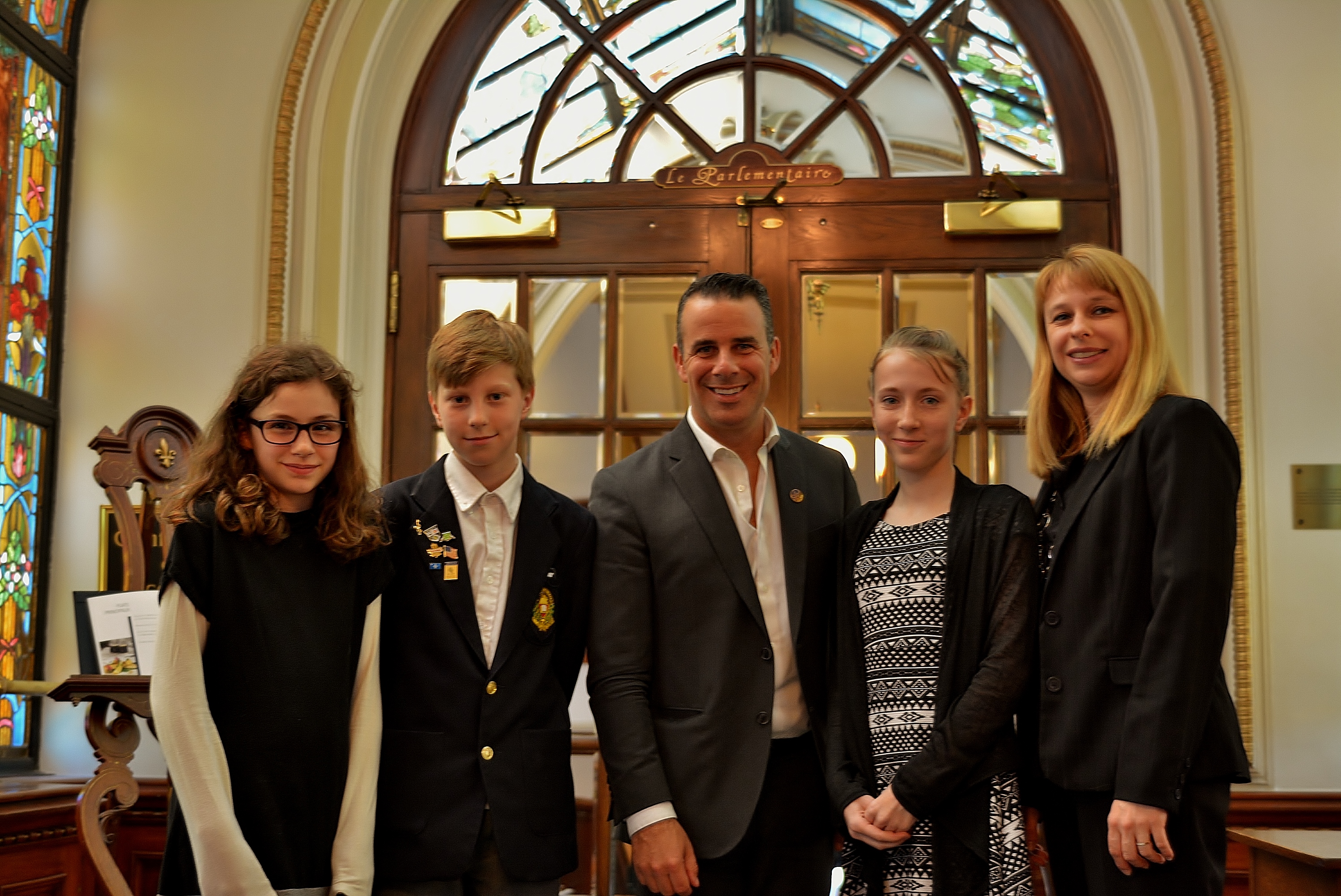 Three Hemmingford students attend the Pupils’ Parliament