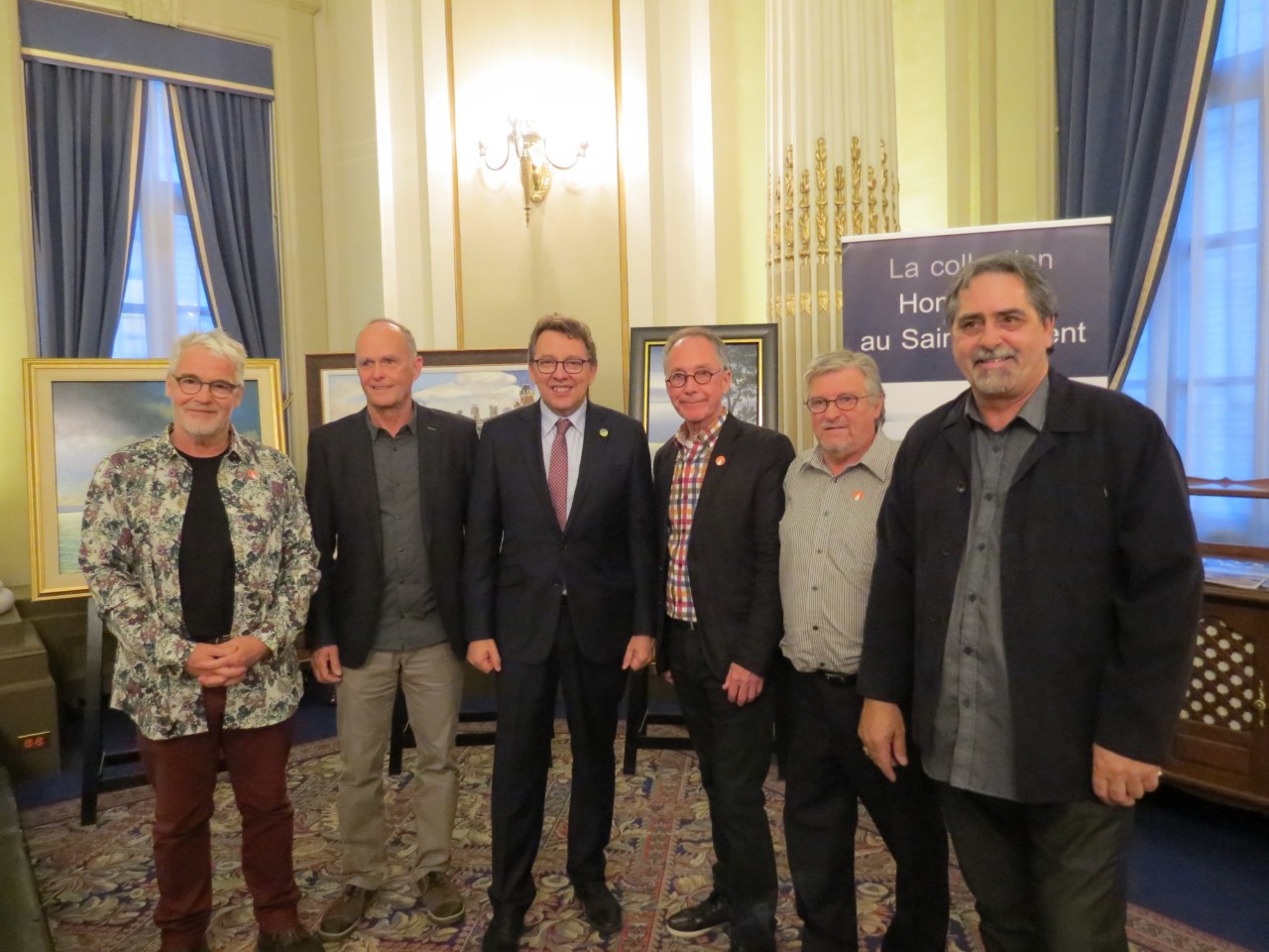 Image illustrant l'article: L’artiste Yvon St-Aubin dans la Collection Hommage au Saint-Laurent