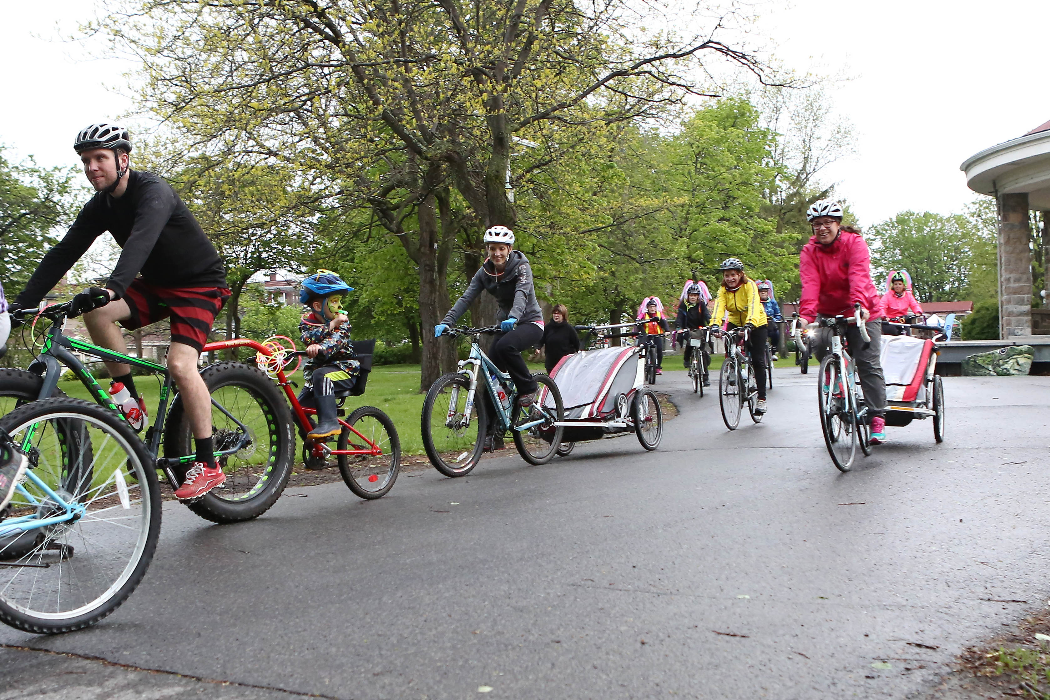 Une Virée à vélo pour la santé des 7e et 8e étages
