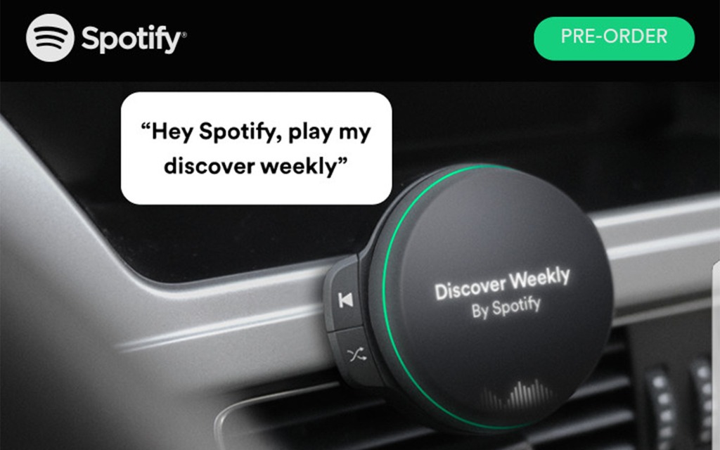 Spotify lancera un dispositif de contrôle vocal pour les voitures