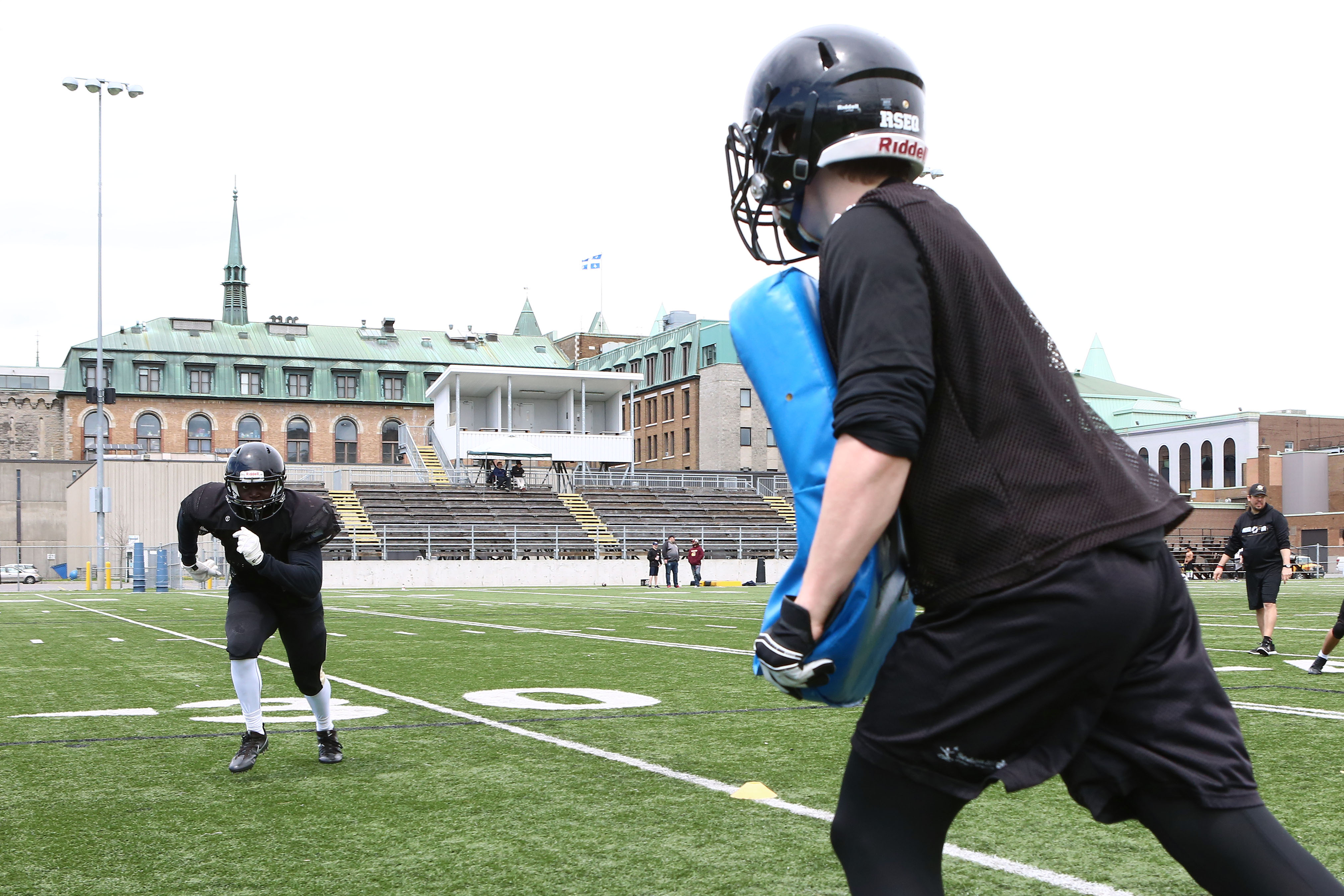 Le Noir et Or sur le terrain