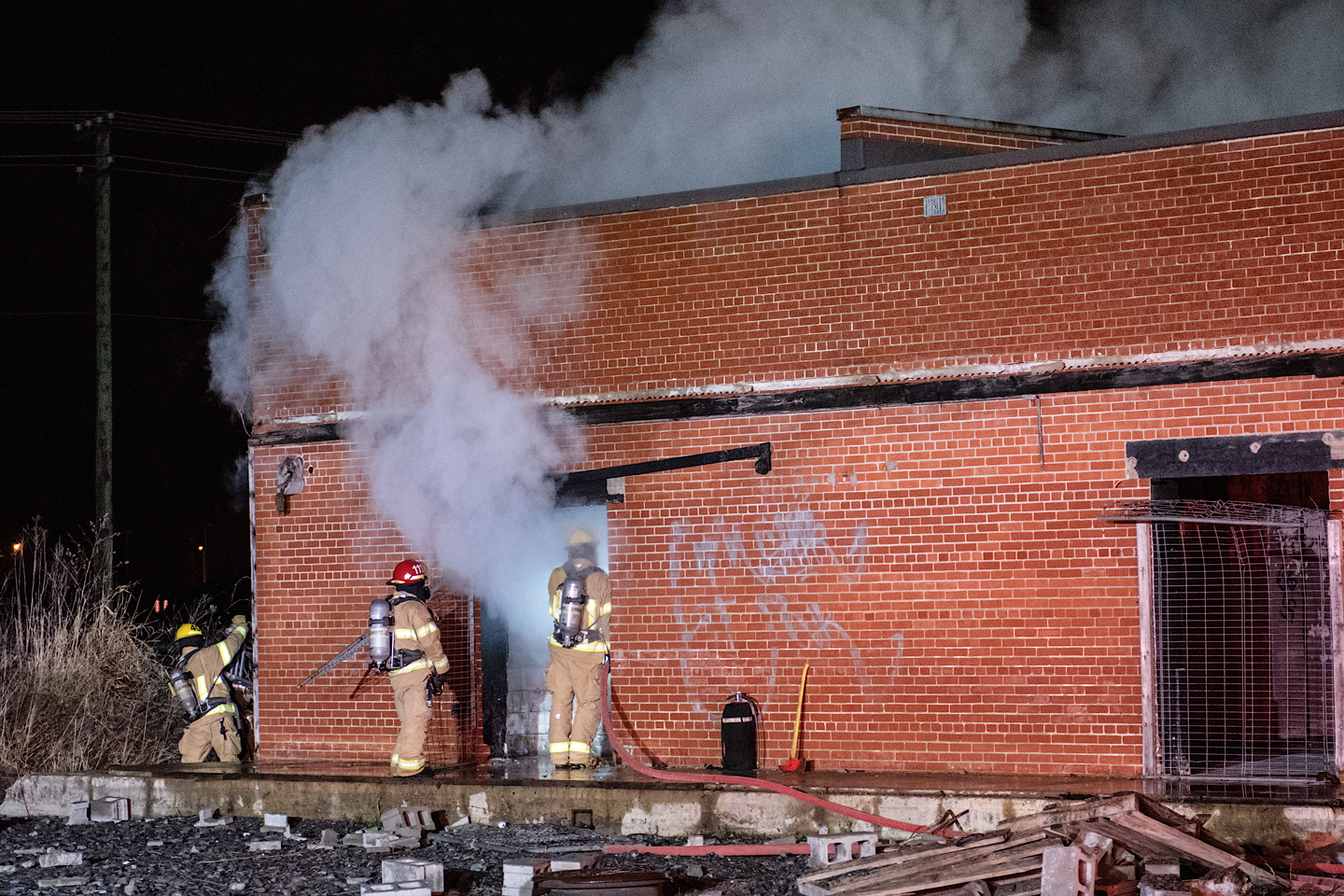 Incendie suspect à l’ancienne Canbro