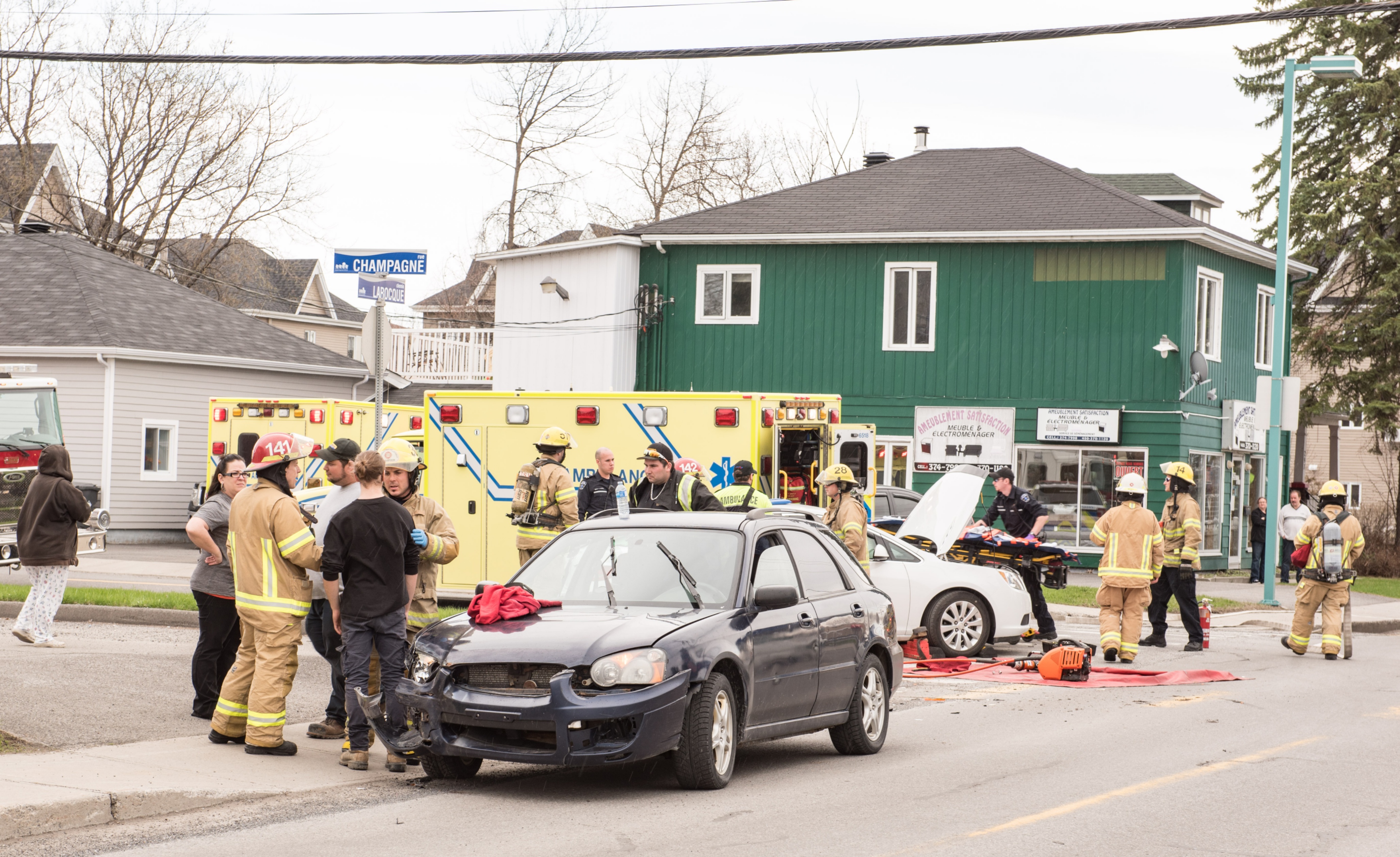 Image illustrant l'article: Une collision fait trois blessés