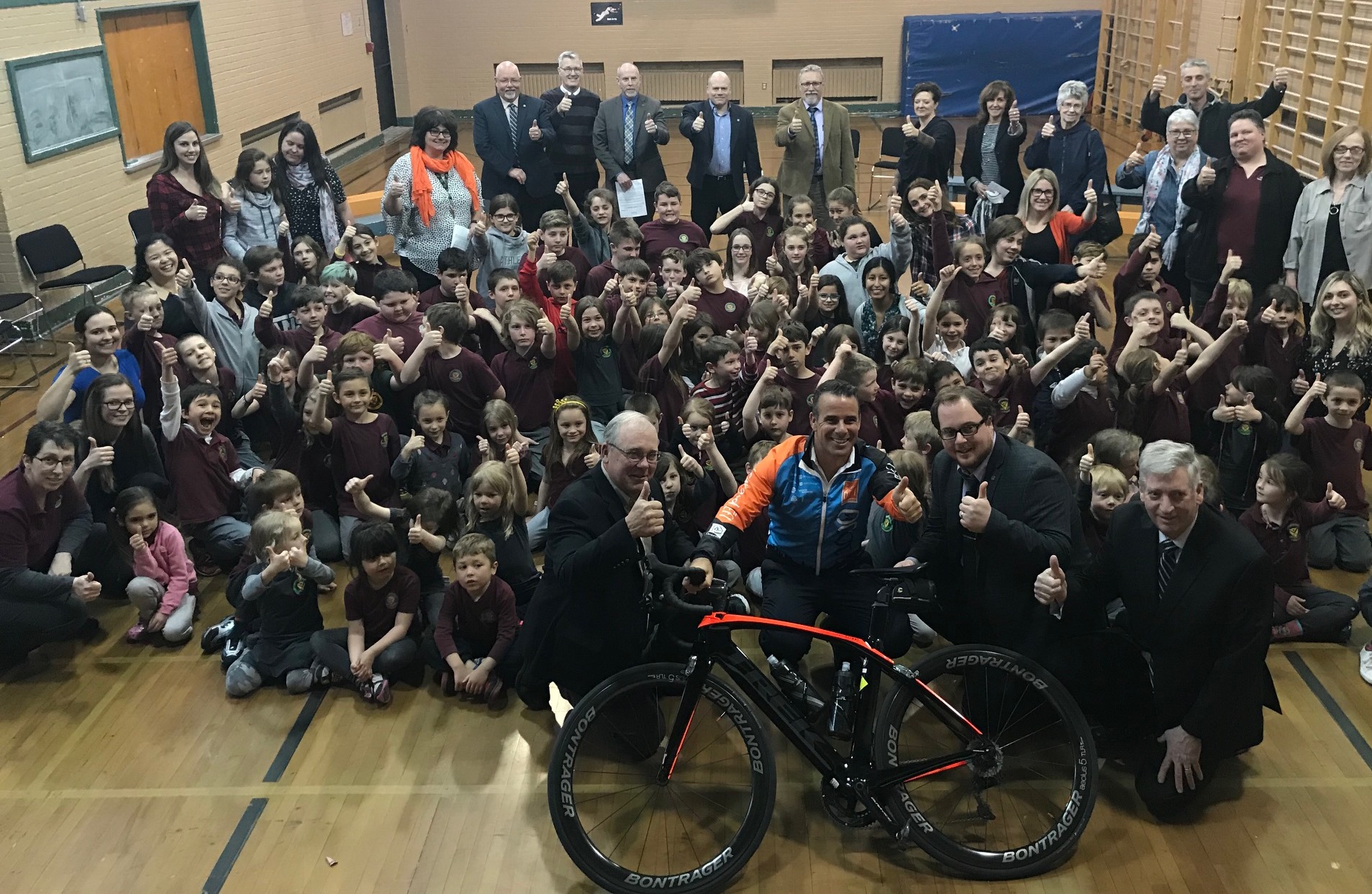 Stéphane Billette will sponsor Hemmingford Elementary School