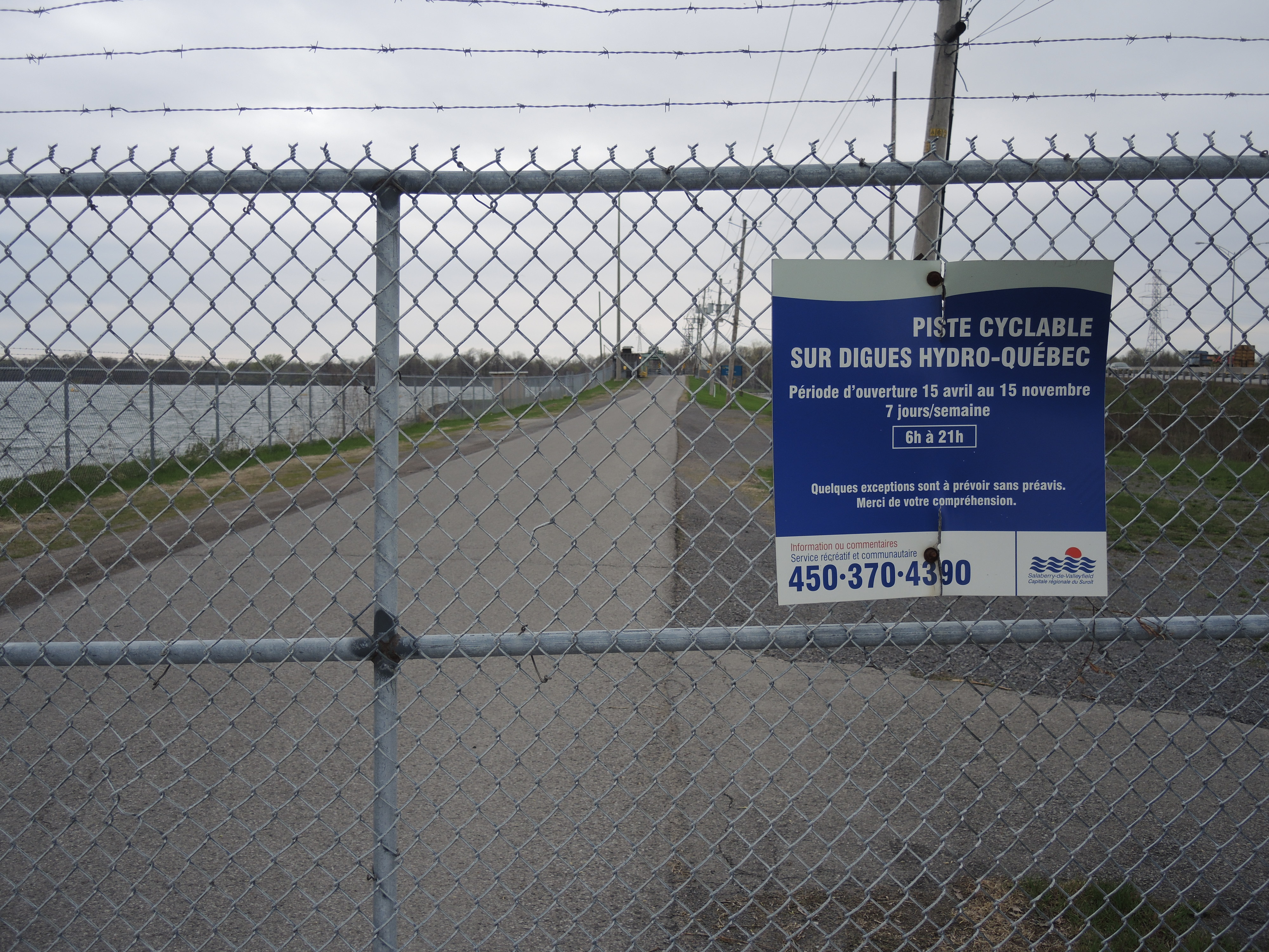 Le lien cyclable des barrages ouvert pour deux périodes