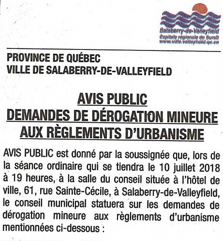 La Ville veut retirer les avis publics au journal local